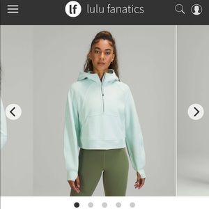 Scuba 1/2 Zip Delicate Mint